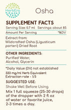 Load image into Gallery viewer, Osha Tincture herbera Osha Tincture herbera Herbal Extract
