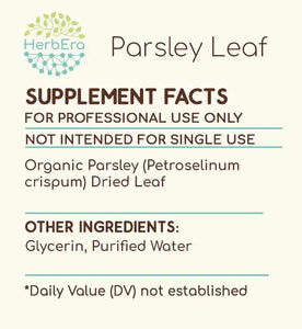 Parsley Leaf Tincture herbera Parsley Leaf Tincture herbera Herbal Extract