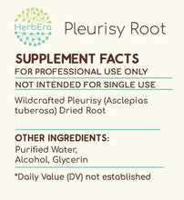 Load image into Gallery viewer, Pleurisy Root Tincture herbera Pleurisy Root Tincture herbera Herbal Extract