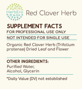 Red Clover Herb Tincture herbera Red Clover Herb Tincture herbera Herbal Extract