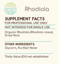 Load image into Gallery viewer, Rhodiola Tincture herbera Rhodiola Tincture herbera Herbal Extract