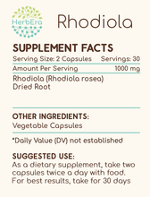 Load image into Gallery viewer, Rhodiola Capsules