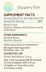 Slippery Elm Tincture herbera Slippery Elm Tincture herbera Herbal Extract