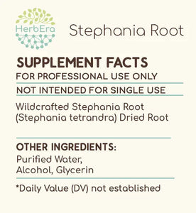 Stephania Root Tincture herbera Stephania Root Tincture herbera Herbal Extract