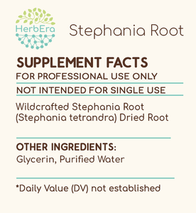 Stephania Root Tincture