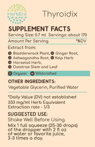 Thyroidix Tincture herbera Thyroidix Tincture herbera Formula