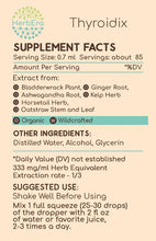 Load image into Gallery viewer, Thyroidix Tincture herbera Thyroidix Tincture herbera Formula