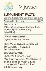 Vijaysar Tincture herbera Vijaysar Tincture herbera Herbal Extract