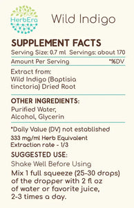 Wild Indigo Tincture herbera Wild Indigo Tincture herbera Herbal Extract