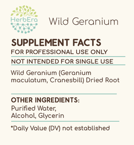 Wild Geranium Tincture