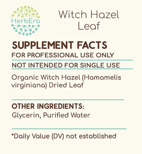 Witch Hazel Leaf Tincture herbera Witch Hazel Leaf Tincture herbera Herbal Extract