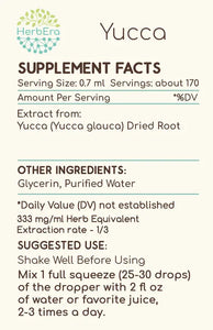 Yucca Tincture herbera Yucca Tincture herbera Herbal Extract